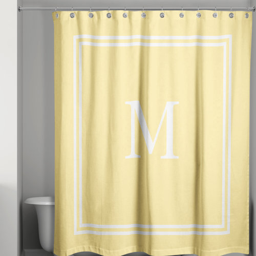 Wayfair Yellow & Gold Shower Curtains & Shower Liners You'll Love in 2023